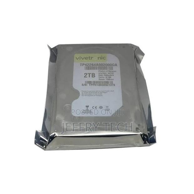 Seagate 2TB (2000GB) Hard Disk - For CCTV or Desktop