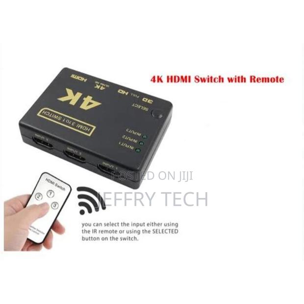 Generic 5×1 HDMI Switch With Remote - thumbnail 2
