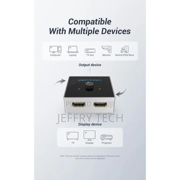 2 Port HDMI Bidirectional Switcher