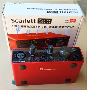 Focusrite Scarlet Solo Soundcard/One Channel Soundcard