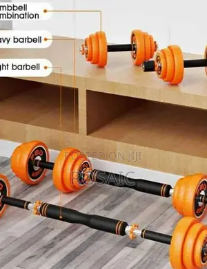 20 KGS Coated Steel Chrome Dumbbells/ Barbell