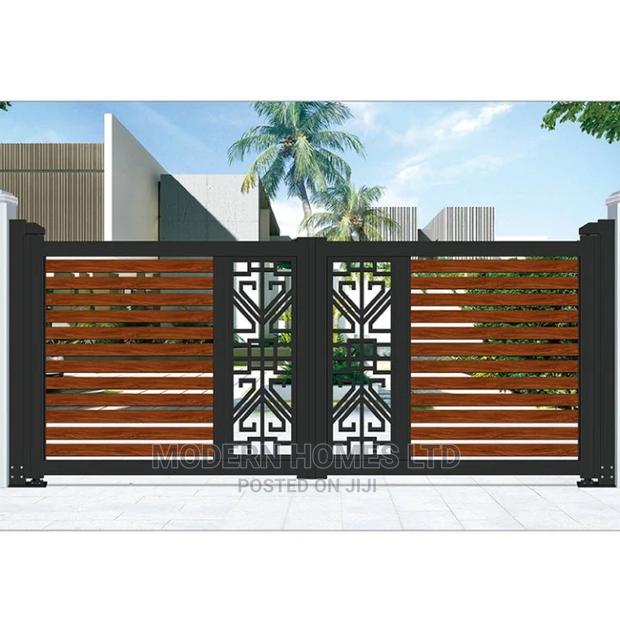 Matt Black/Matt Grey/Flat White/Customized Sliding Gate - thumbnail 3