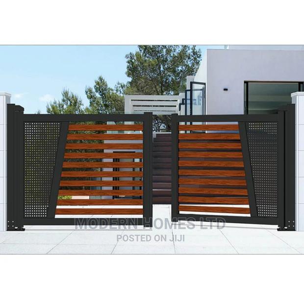 Matt Black/Matt Grey/Flat White/Customized Sliding Gate - thumbnail 6