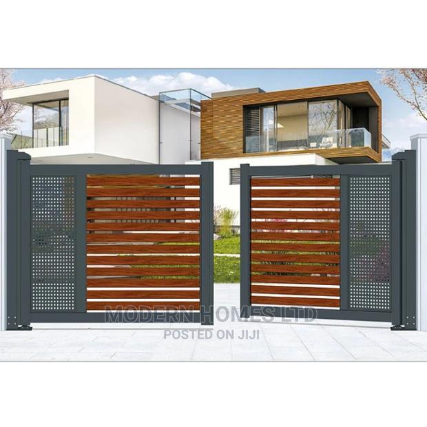 Matt Black/Matt Grey/Flat White/Customized Sliding Gate - thumbnail 4