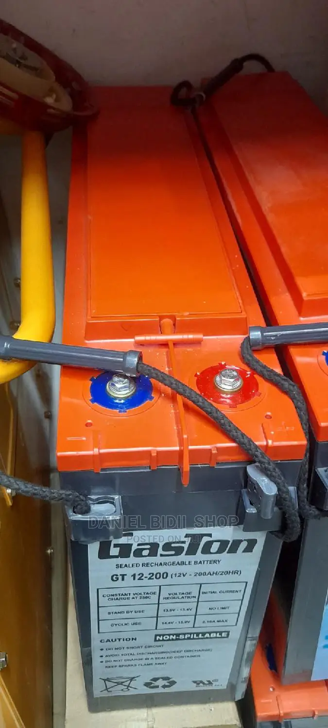 Gaston Slim AGM Deep Cycle Battery Gt 12v-200ah-20hr