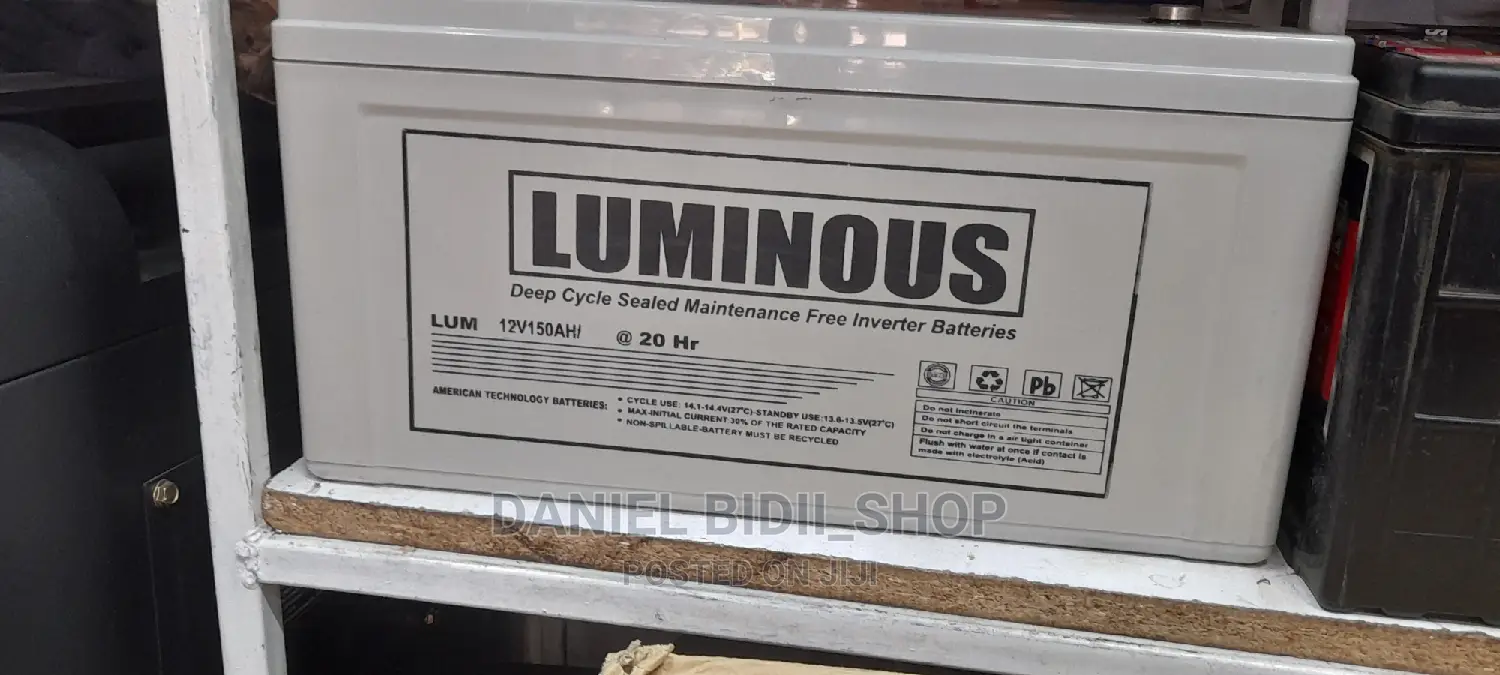 Luminous Maintanance Free Deep Cycle Battery 150ah 12v