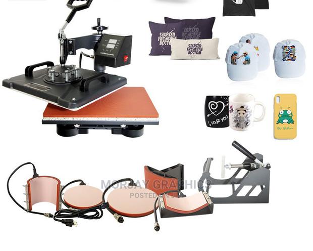 High Tech 8in1 Sublimation Heatpress Machine - main view