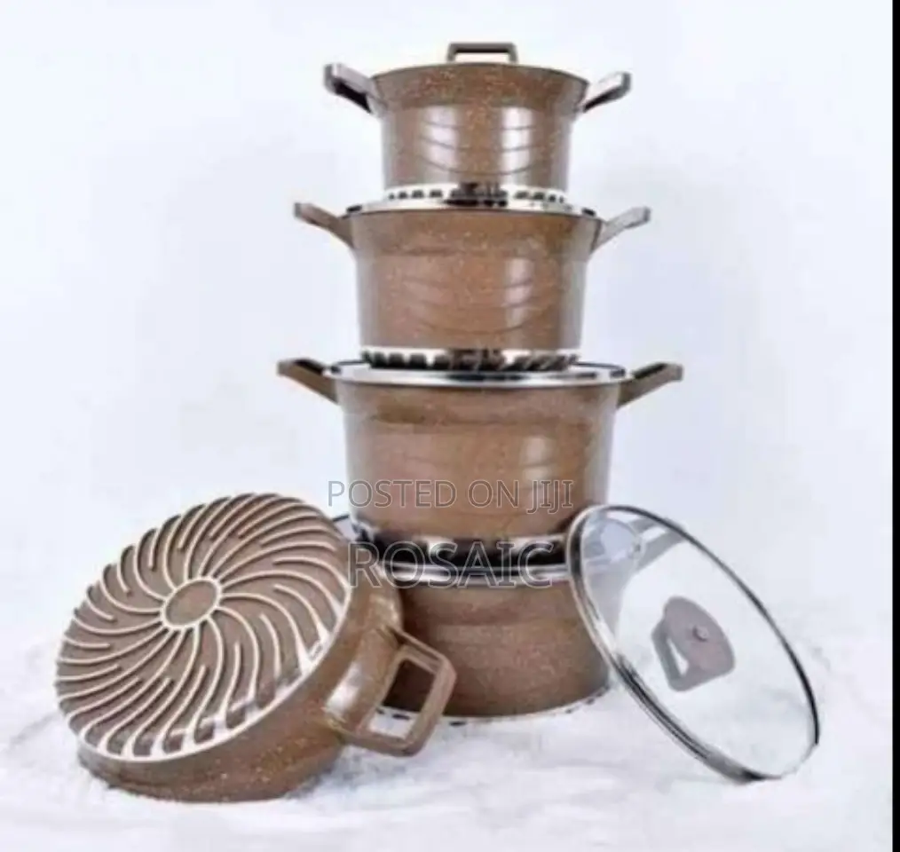 Brown Marble Bosch Cookware Set