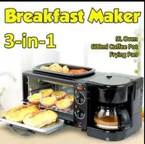 9l Oven,Frying Pan, Coffee Pot ( Breakfast Maker)