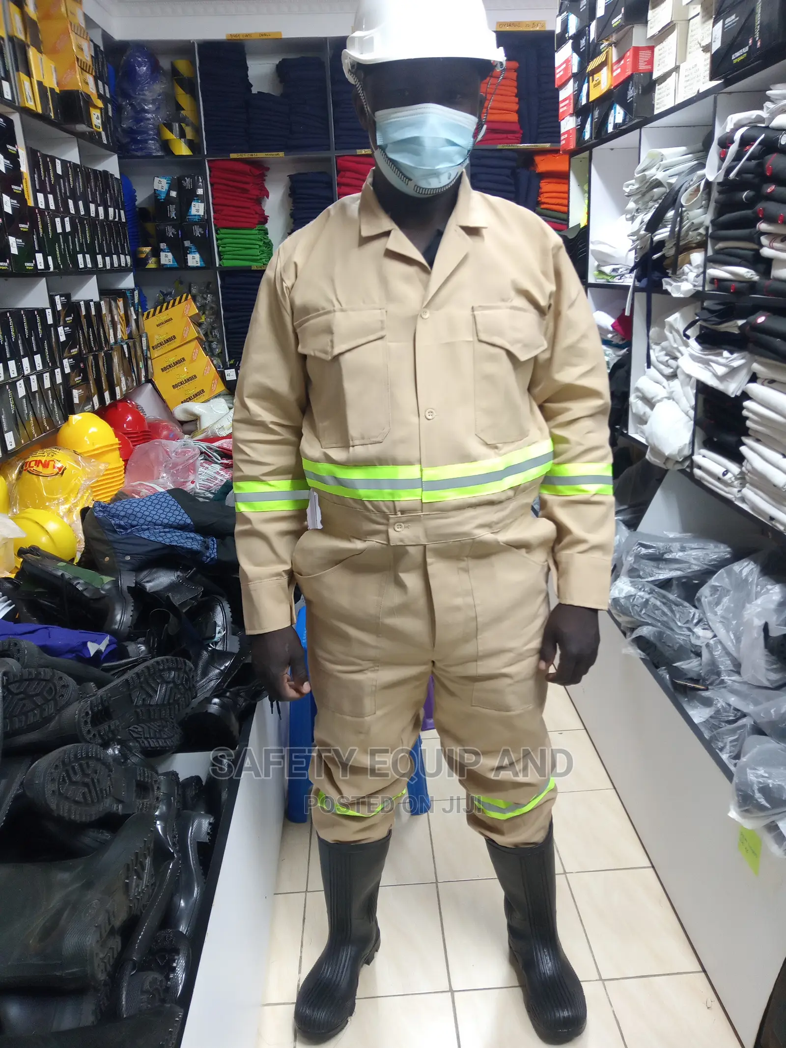 Quality Reflective Overalls-Made of Pure Cotton Decron Fabri