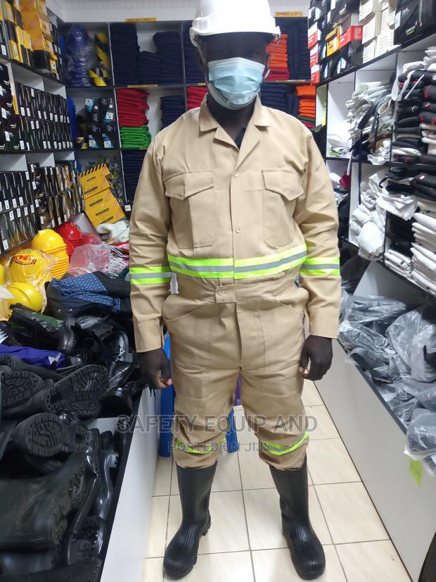 Quality Reflective Overalls-Made of Pure Cotton Decron Fabri