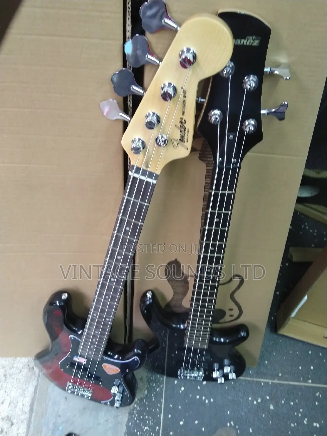 Fender & Ebanez Bass Guitar 4 Strings
