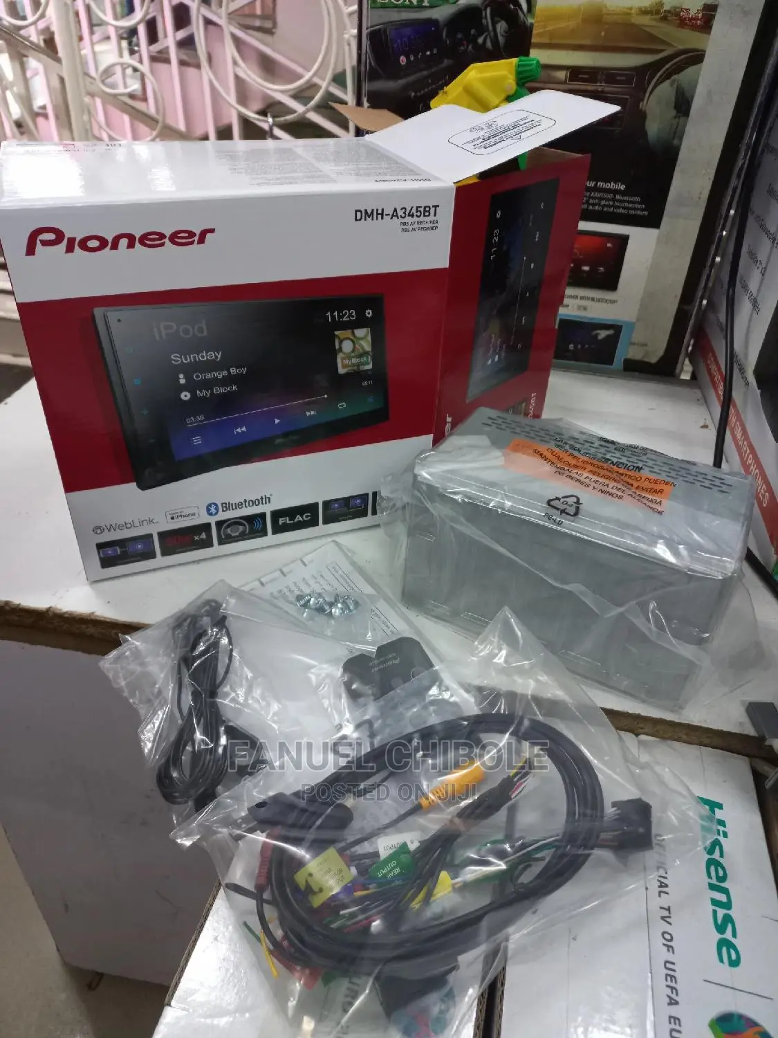 New Pioneer Dmh-345bt With Usb/Bluetooth