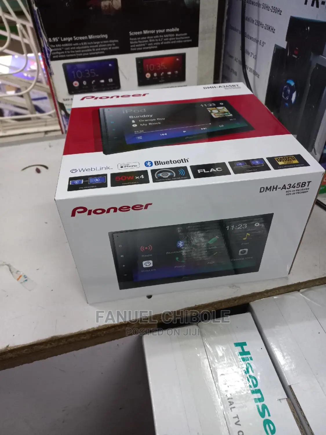 Pioneer 345bt With Usb/Bluetooth