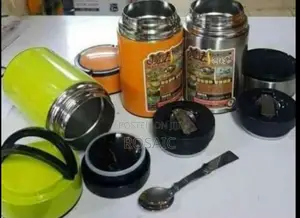 Food Flask With Spoons