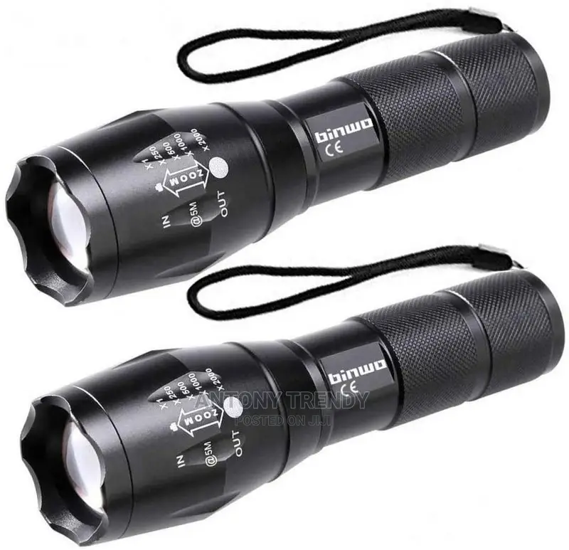 T6 Flashlight 18650 2000lm Q5 Torch Zoom Led Rechargeable La