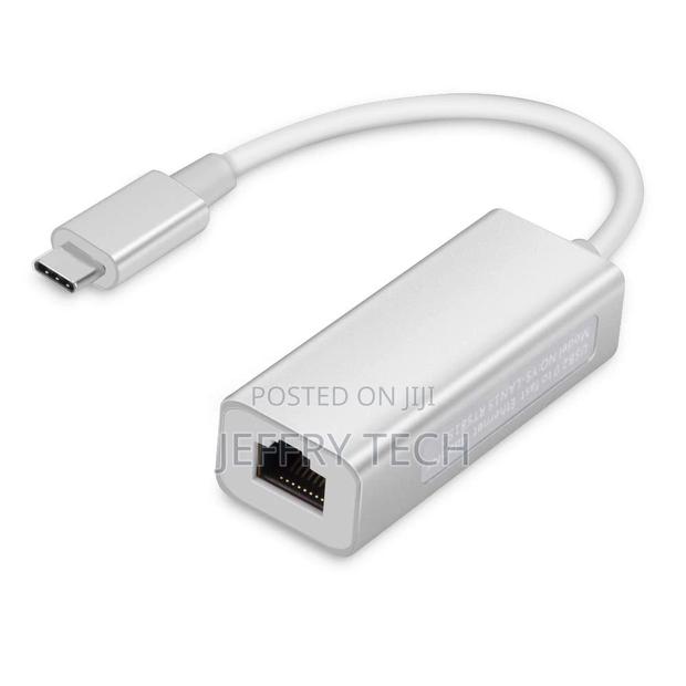 Network Adapter USB C to RJ45 Female Lan Gigabit Adapter For