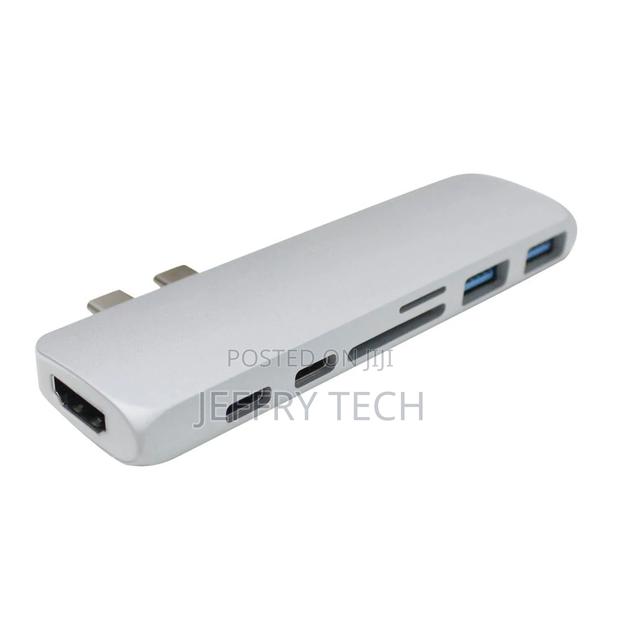Usb-C Hub 7 in 1 for Macbook Pro 4KHDMI Multi Port Type C Hu