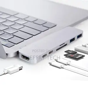 Usb-C Hub 7 in 1 for Macbook Pro 4KHDMI Multi Port Type C Hu