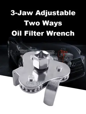 3 Jaw Oil Filter Wrench for Car Repair Adjustable 2way