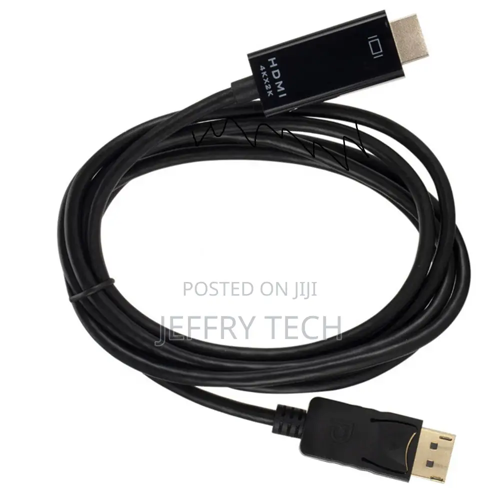 1.8M 6FT 4K X 2K Gold Plated Displayport DP to HDMI Adapter