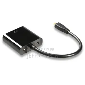 Micro HDMI Male to VGA Female Adapter Cable Audio Converter