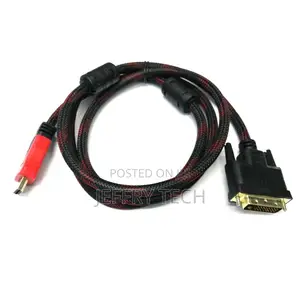 High Quality HDMI Male to DVI 24+1 Male Cable for TV Project
