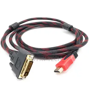 High Quality HDMI Male to DVI 24+1 Male Cable for TV Project
