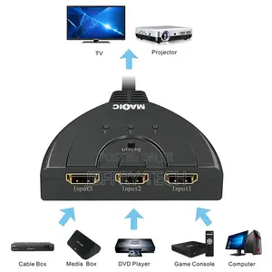 3 Port HDMI 1080P 3D Switcher 3x1 Auto Switch 3 In