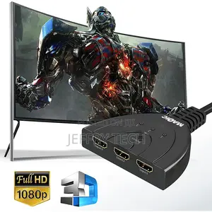 3 Port HDMI 1080P 3D Switcher 3x1 Auto Switch 3 In