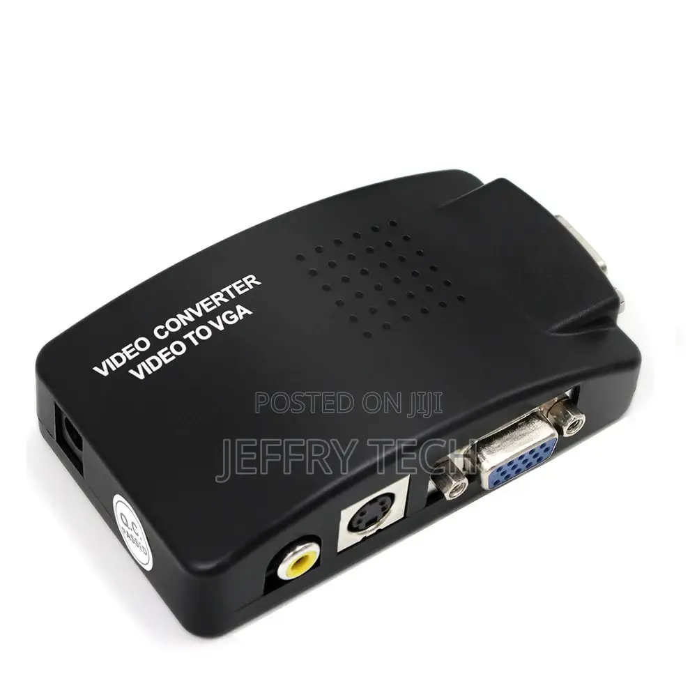 AV to VGA Adapter RCA VGA Video Converter PC Laptop Video TV
