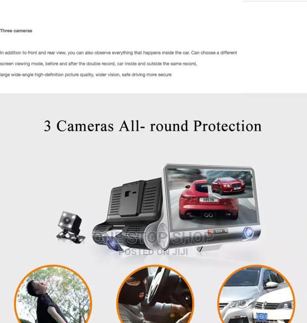 3 Lens Camera DVR 1080 4" Video Recorder - thumbnail 3