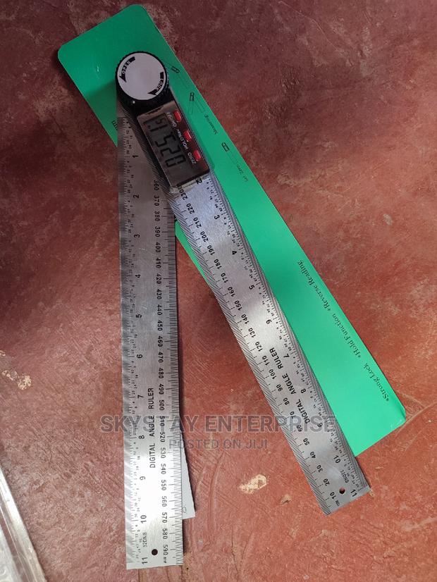 Digital Angle 7" Ruler Stainless Steel - thumbnail 3