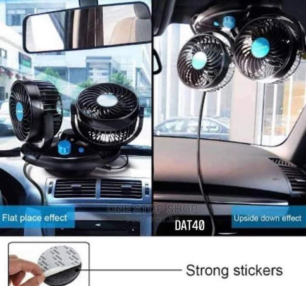 12v Car Dual Head Fan