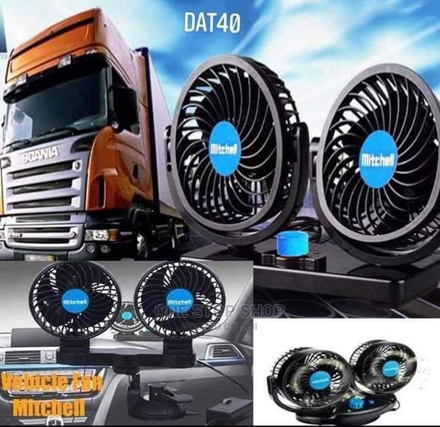 12v Car Dual Head Fan - thumbnail 2
