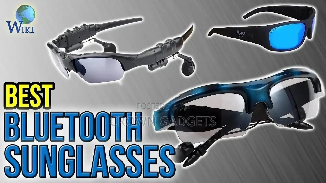 Fashionable Design With Foldable Sunglasses, The Headset Is