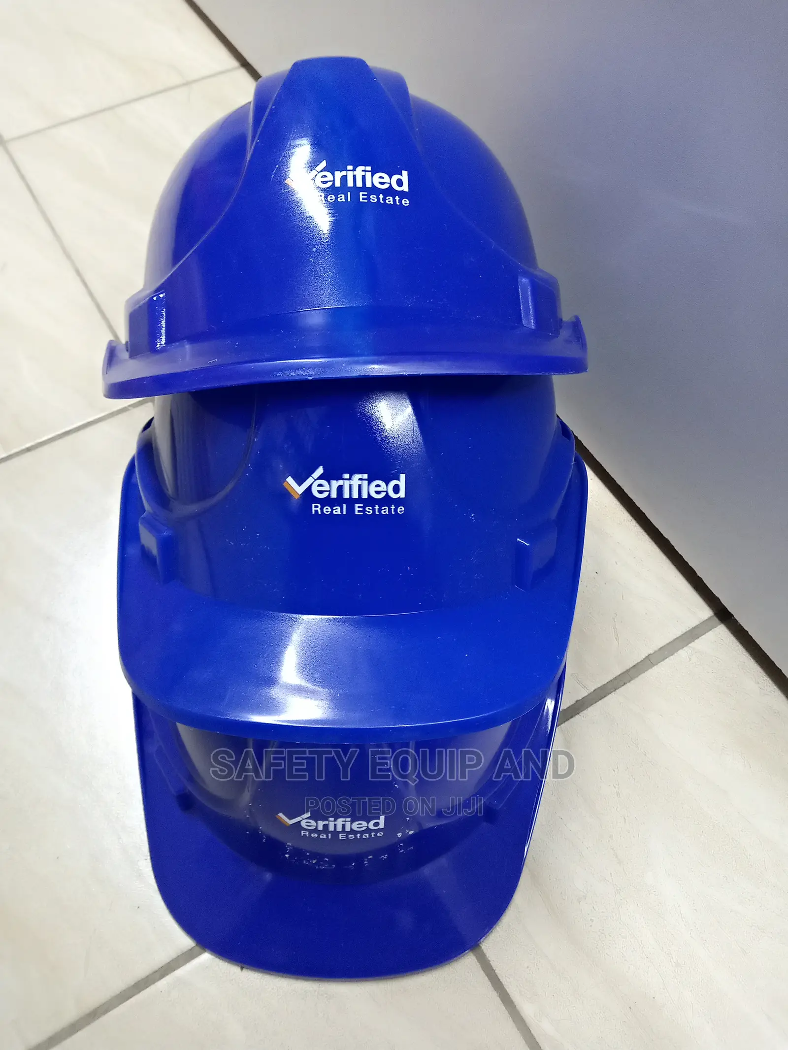 Blue Branded Helmets