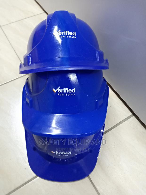 Blue Branded Helmets