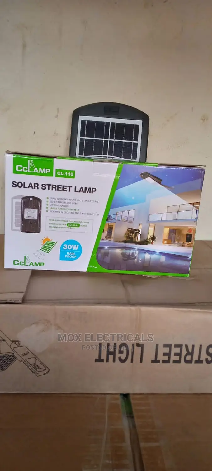 30 Watts Solar Security Street Light