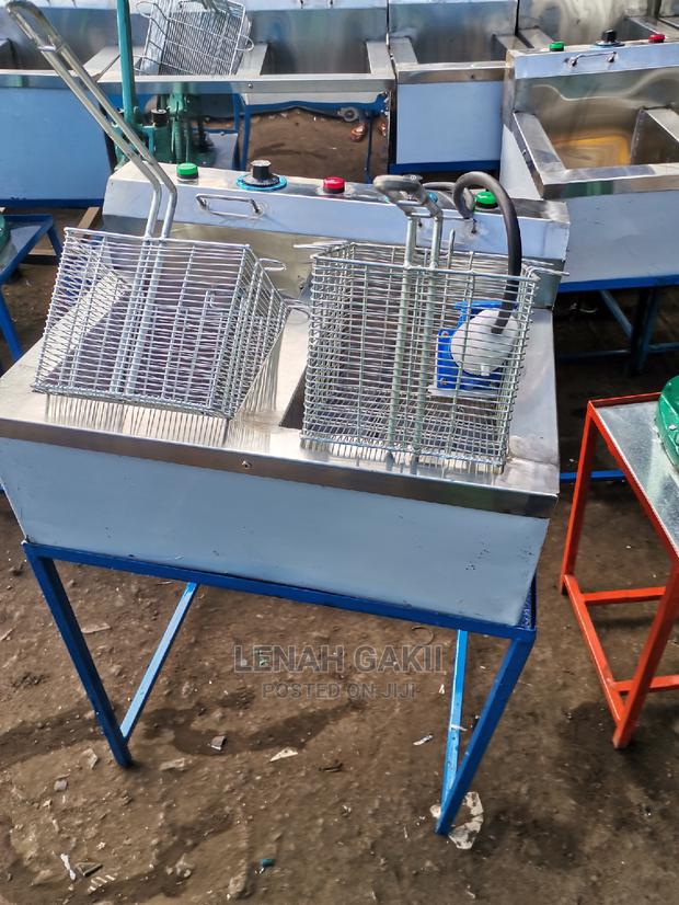 Commercial Deep Fryer Double - main view