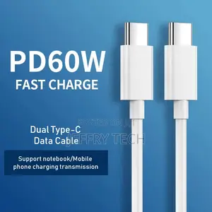 PD 60W USB C to USB Type C Cable Fast Charge Data Cable For