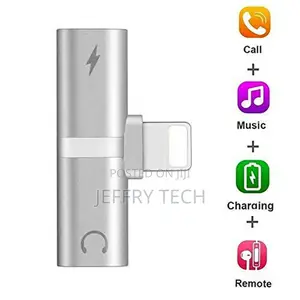 Boost 2 in 1 Adapter Splitter Audio Charge, Dual Port Splitt