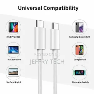 60W Type C USB C to USB C Cable PD Fast Charging Cable Cord