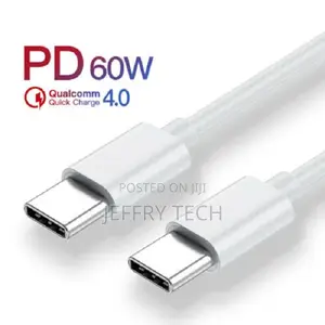 60W Type C USB C to USB C Cable PD Fast Charging Cable Cord