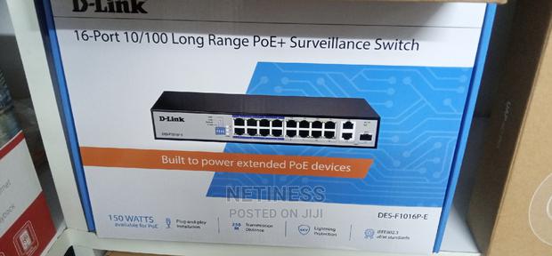Dlink 16 Port Poe Switch - main view