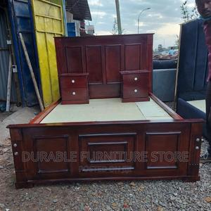 Smart Wooden Bed 5/6 With 2 Drawers - main view