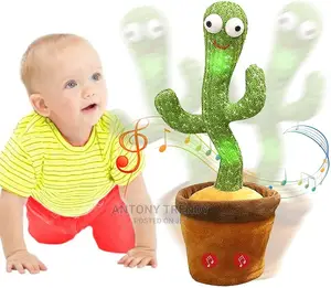 Sing Cactus Mimicking Toy,Funny Dancing Cactus Toy,Luminous