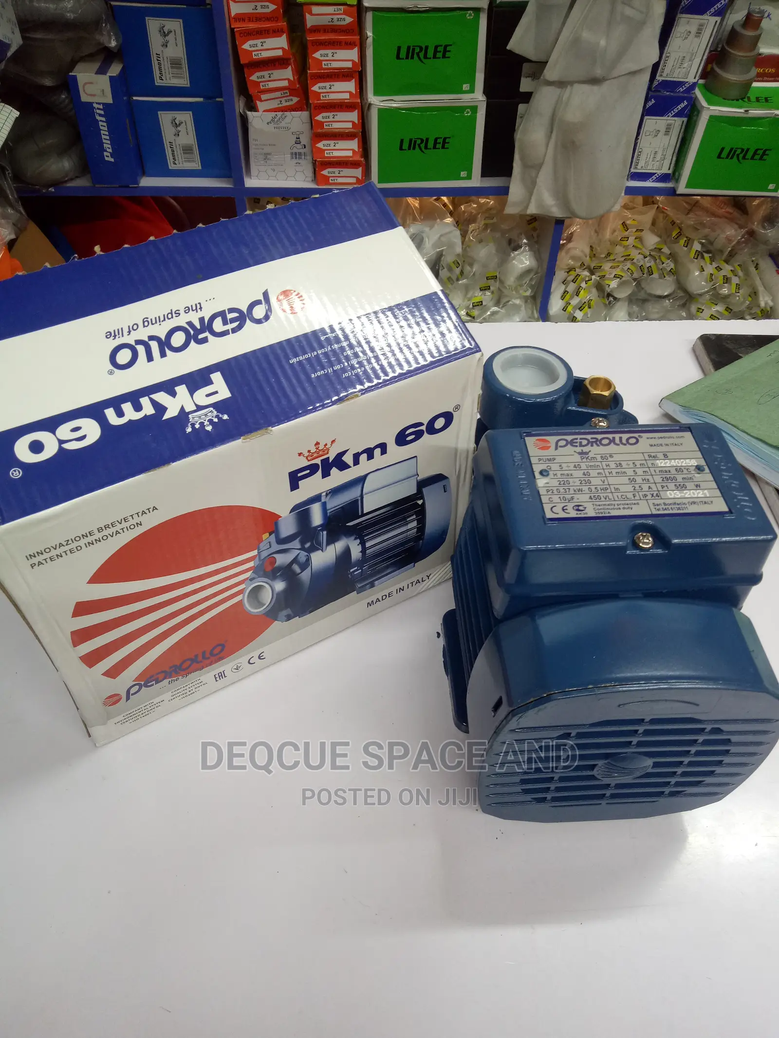 Pedrollo Pkm60 Electric Water Pump in Nairobi Central Plumbing