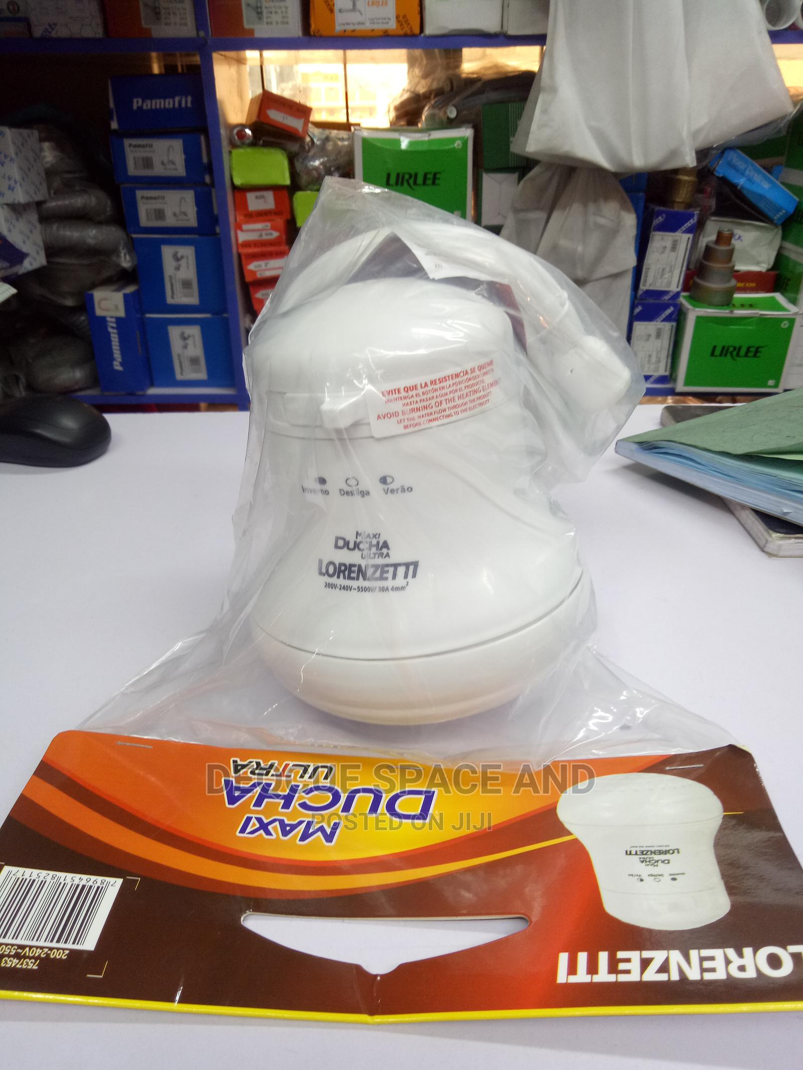 Lorenzetti Super Ducha Shower Heads in Nairobi Central Plumbing