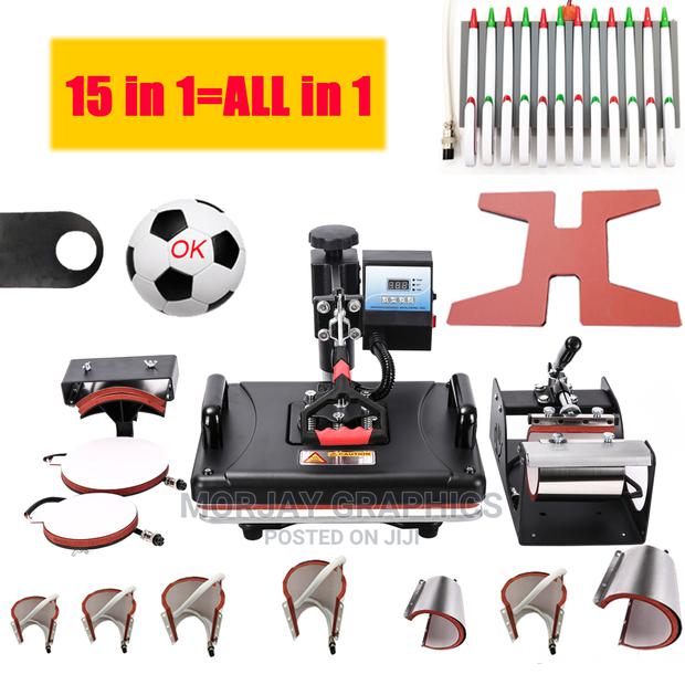 15 in 1 Combo Heat Press Machines 2D Heat Transfer